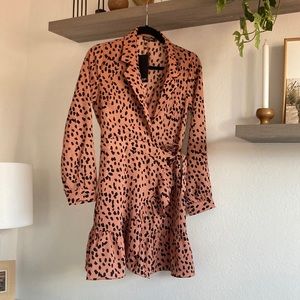 Meow-ment of Truth Cheetah Dress Nasty Gal size M